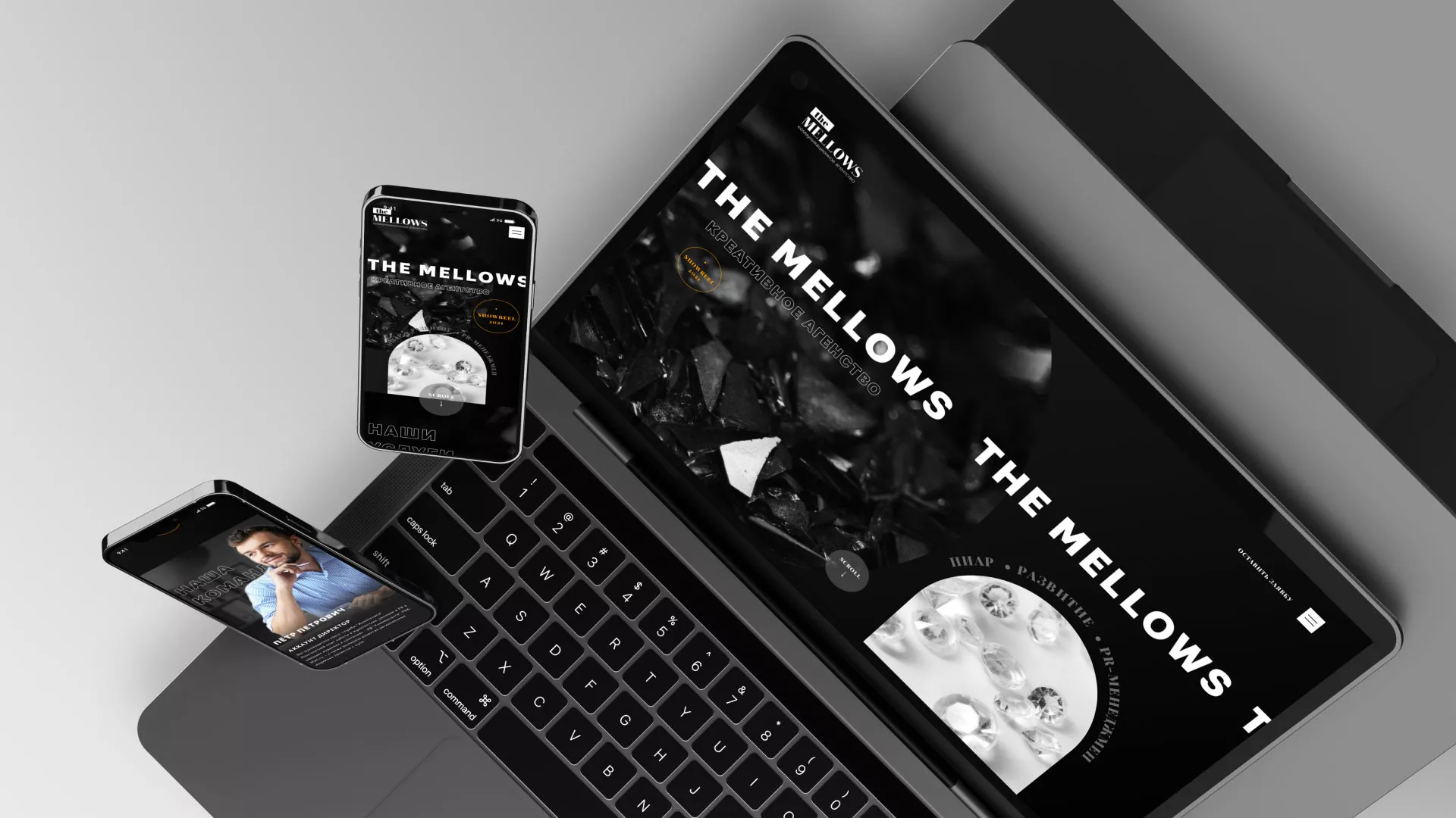 Разработка сайта креативного агентства «The Mellows» в Колпашево